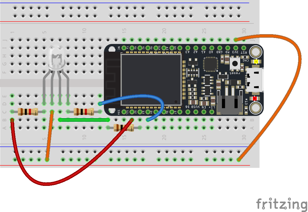 Making a Connected Color LED - DioT Labs